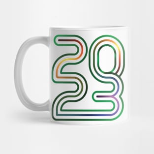 2023 - green lines Mug